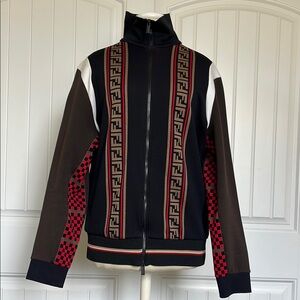Men’s Authentic Fendi Zip-Up Jacket Size Small